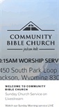 Mobile Screenshot of cbcjacksonhole.org