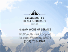 Tablet Screenshot of cbcjacksonhole.org
